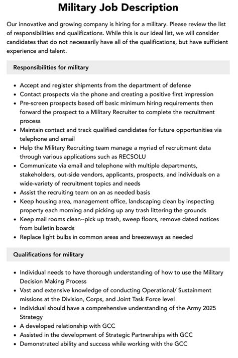 duties of a military officer