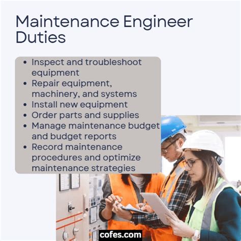 Duties Of A Network Maintenance Engineer