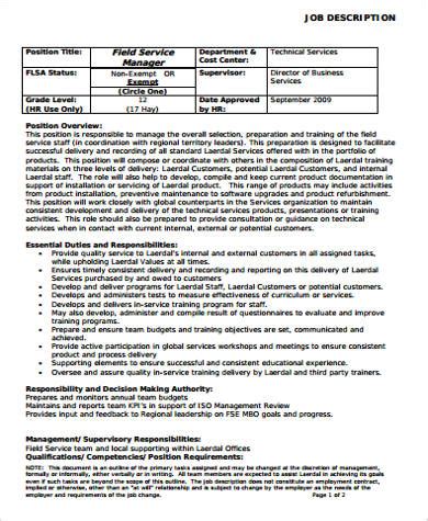 Duties Of A Workshop Service Manager