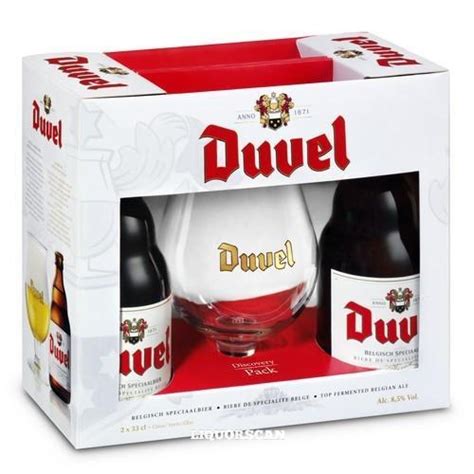 duvel beer glass gift set