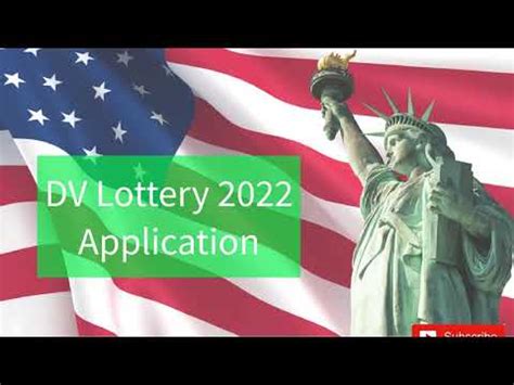 dv lottery 2022 application