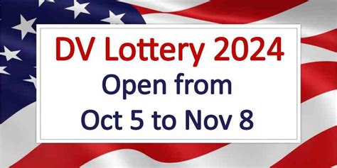 dv lottery 2024 application dates