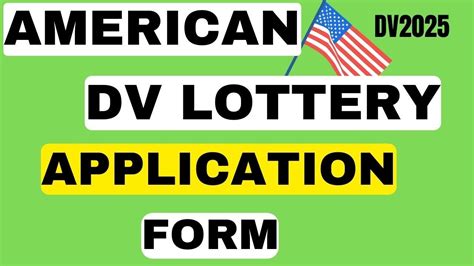 dv lottery instructions