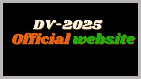 dv official website