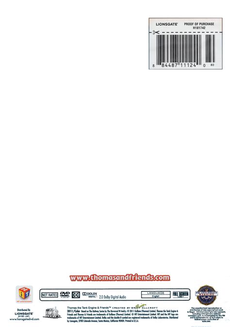 Dvd Back Cover Template