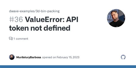 dwave valueerror api token not defined