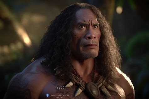 dwayne johnson live action moana