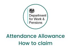 dwp claim attendance allowance