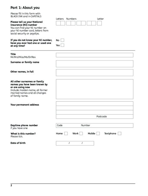 dwp claim forms online