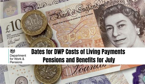 dwp cost of living benefits