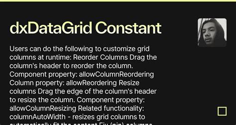 dxdatagrid get all columns