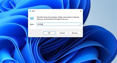 dxdiag run win 11