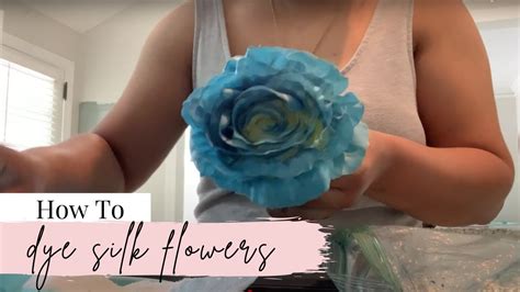Dye Silk Flowers