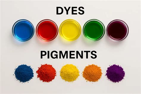 Dyes Vs Pigments