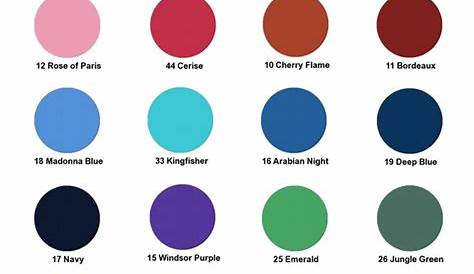 Dylon Shoe Dye Colour Chart Suede