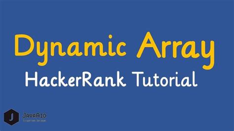 dynamic array in data structure hackerrank solution