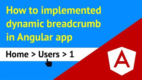 Dynamic Breadcrumb Navigation Angular