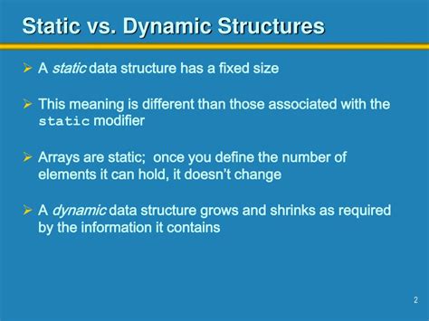 dynamic data structure meaning