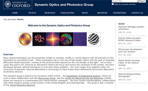 Dynamic Optics And Photonics Group