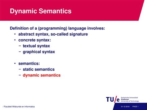 dynamic semantics in python meaning