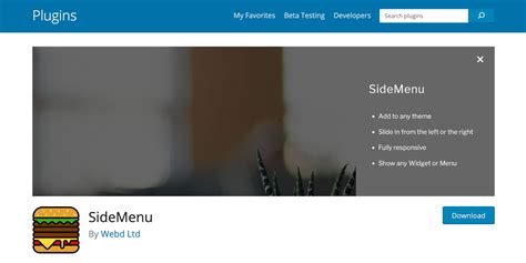 Dynamic Sidebar Menu Wordpress