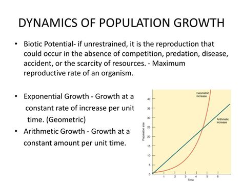 Dynamics Of Population Growth