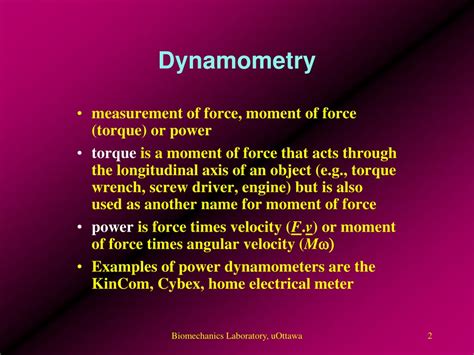 dynamometry definition