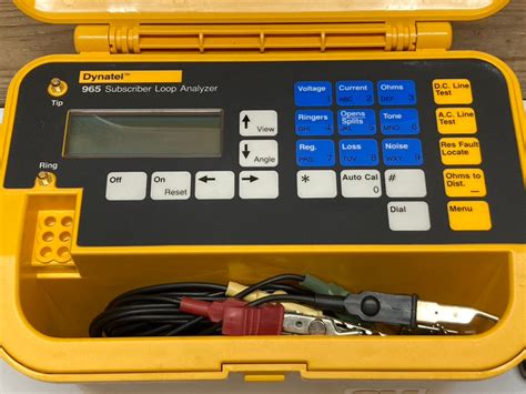 Dynatel 965DSP 3M Subscriber Loop Analyzer 965 DSP Ver 6.00.1 TDR Dead