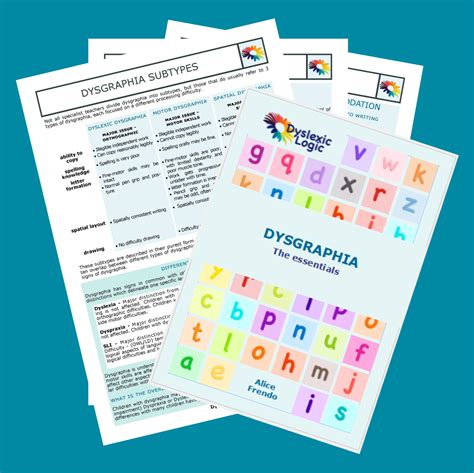 Dysgraphia Learning Aids