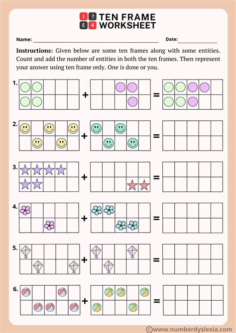 Dyslexia Maths Worksheets