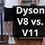 dyson animal v8 vs v11