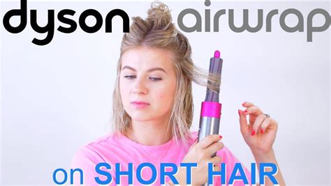 dyson airwrap videos for short hair