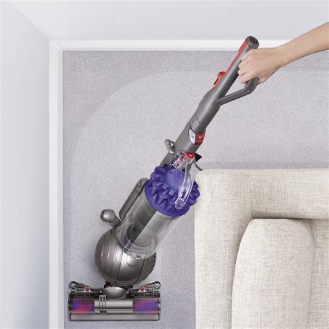 dyson ball multi floor bagless upright vacuum iron purple
