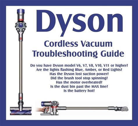 dyson cordless vacuum not working