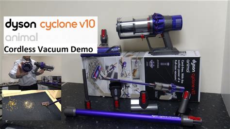 Dyson Cyclone V10 Animal Cordless Vacuum Cleaner Youtube