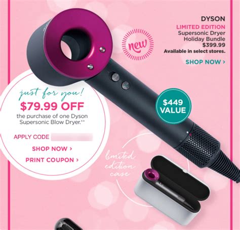 dyson hair dryer ulta coupon