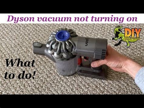 dyson not turning on