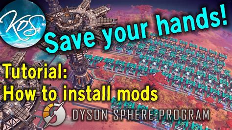 dyson sphere program install mods