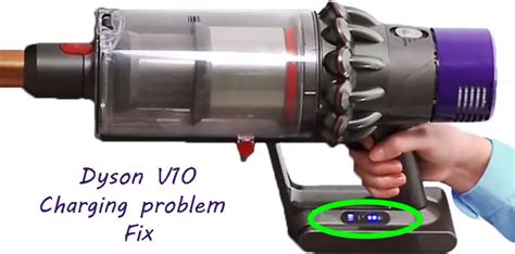 dyson v10 charging problems