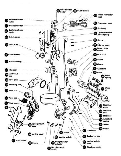 dyson vacuum dc25 parts diagram