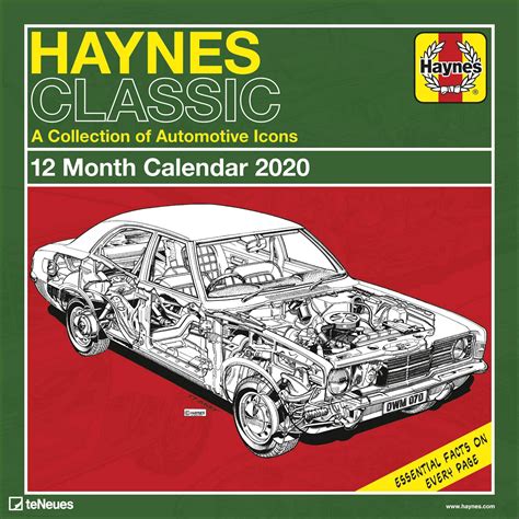 El Haynes Calendar Customize and Print