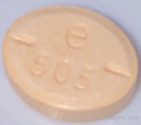 e 505 orange pill