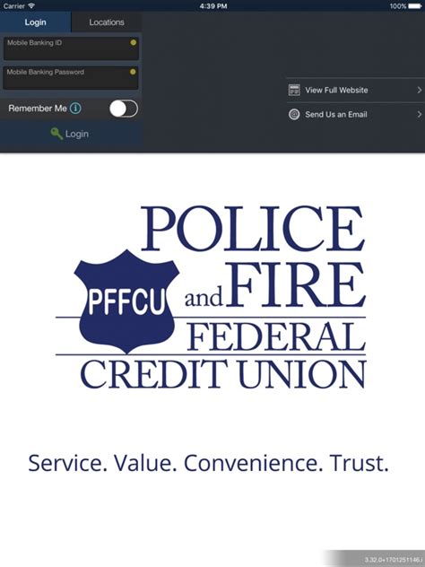 e and fire federal credit union app