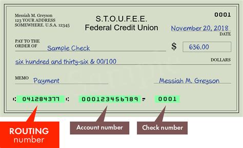 e federal credit union routing number