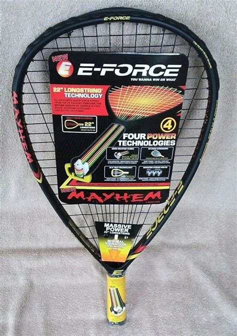 e force mayhem racquetball racquet review