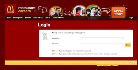 e restaurant mcdonald login