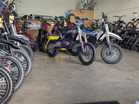 E-bike selection in shop