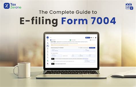 Tips for Efiling Form 7004 Online Tax Extension