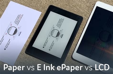 E-Ink Vs E-Paper