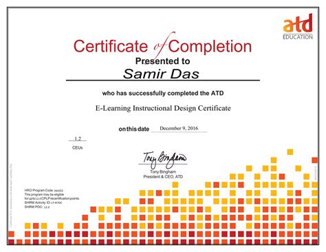 E-Learning Instructional Design And Development Certificate